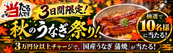 うなぎ祭り（10/15-10/17）