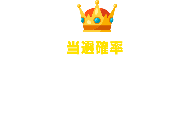当選確率 1/4,096